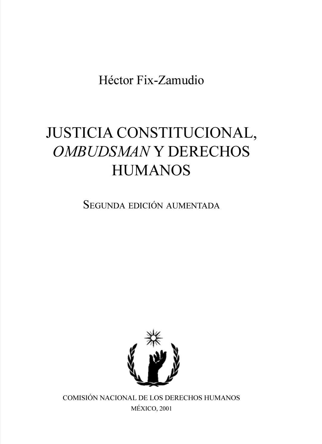 JUSTICIA CONSTITUCIONAL, OMBUDSMAN Y DERECHOS HUMANOS