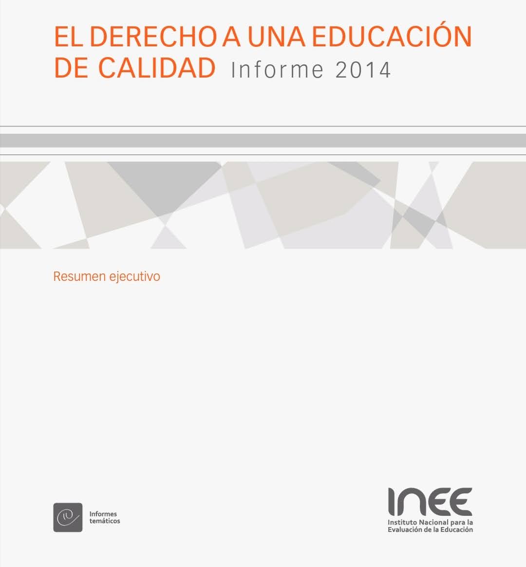 EL DERECHO A UNA EDUCACIÓN DE CALIDAD