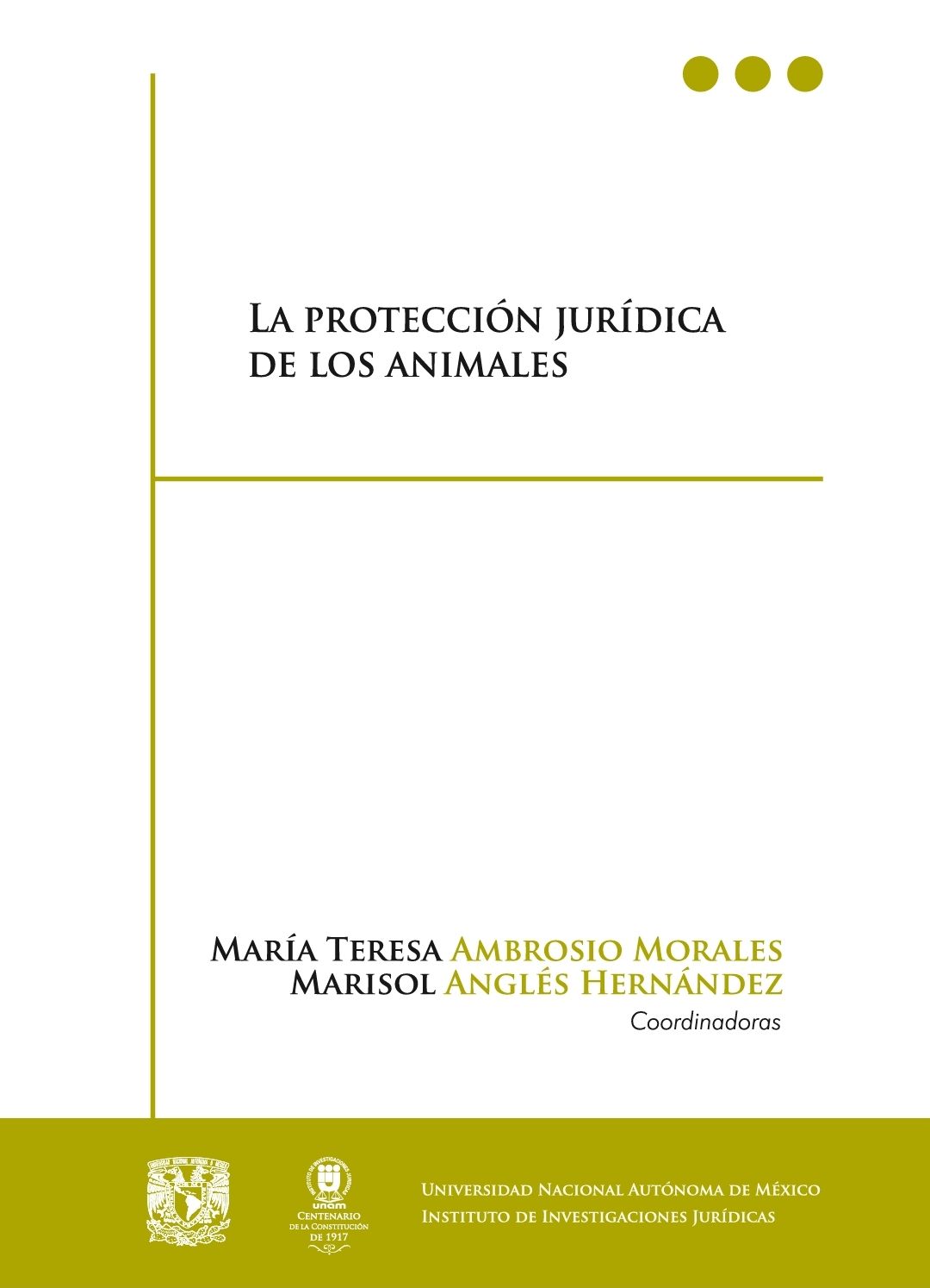 La protección jurídica de los animales